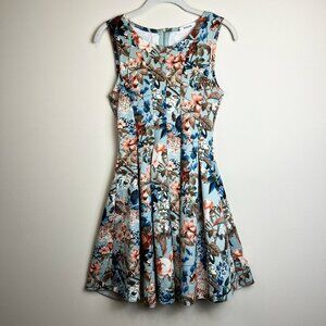 Persaya, Floral, A-Line Dress